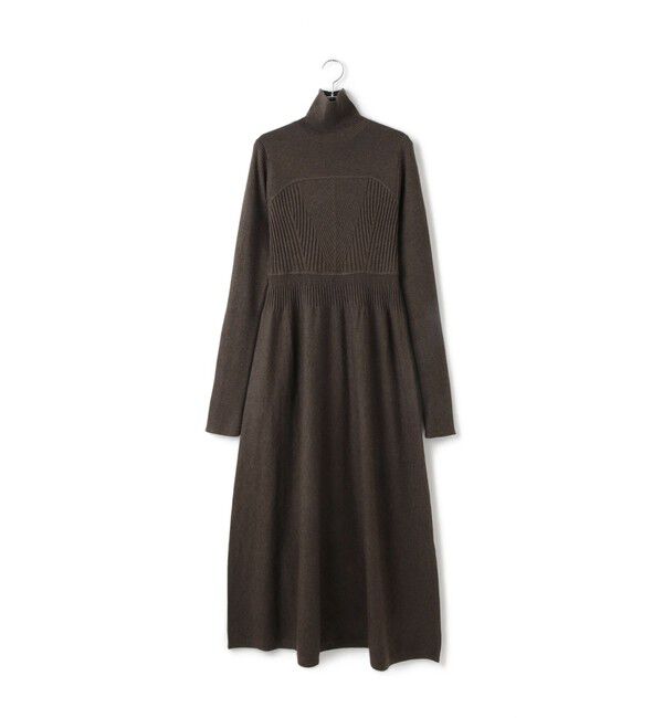 ADAM ET ROPE'「【WEB限定】MIXパターンニットワンピース」|ワンピース|