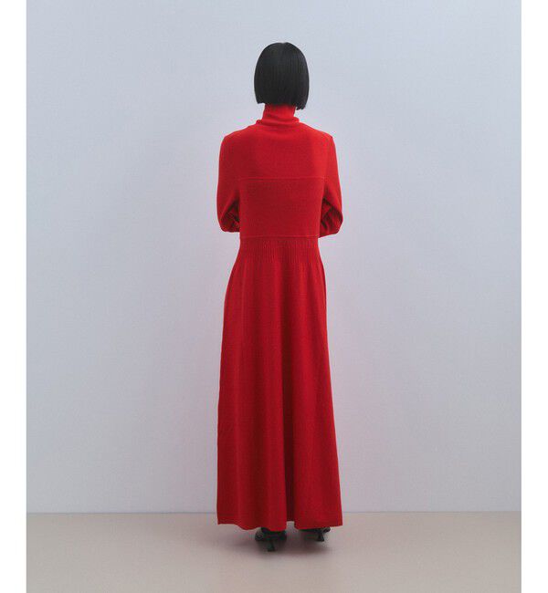 ADAM ET ROPE'「【WEB限定】MIXパターンニットワンピース」|ワンピース|