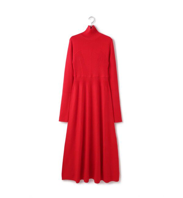 ADAM ET ROPE'「【WEB限定】MIXパターンニットワンピース」|ワンピース|