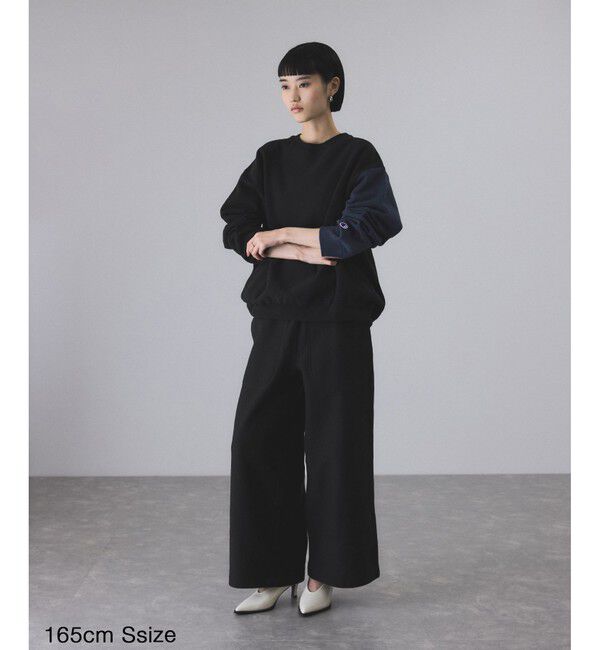 ADAM ET ROPE'「【Champion for ADAM ET ROPE'】別注 RW SWEAT WIDE PANTS」|チノ|