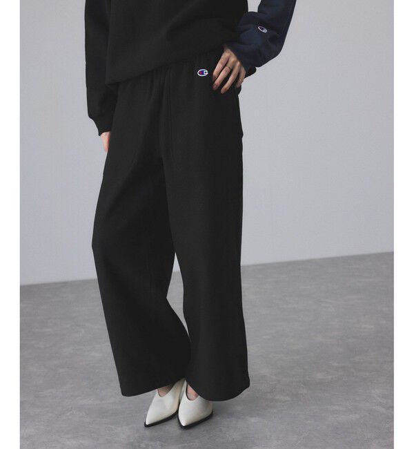 ADAM ET ROPE'「【Champion for ADAM ET ROPE'】別注 RW SWEAT WIDE PANTS」|チノ|