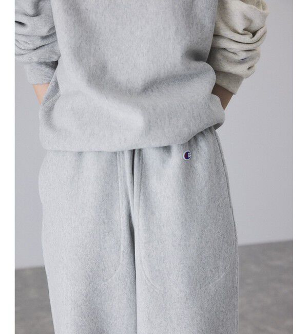 ADAM ET ROPE'「【Champion for ADAM ET ROPE'】別注 RW SWEAT WIDE PANTS」|チノ|