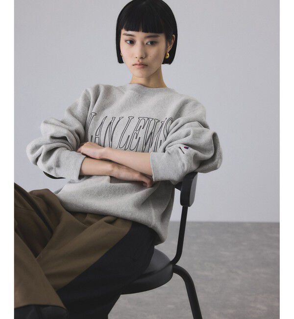 ADAM ET ROPE'「【Champion for ADAM ET ROPE'】別注 RW LOGO SWEAT」|スウェット・ジャージ|グレー(07)