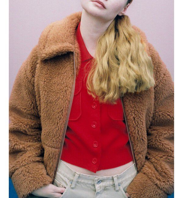 ADAM ET ROPE'「スウィッチングボアブルゾン」|ブルゾン・スタジャン|