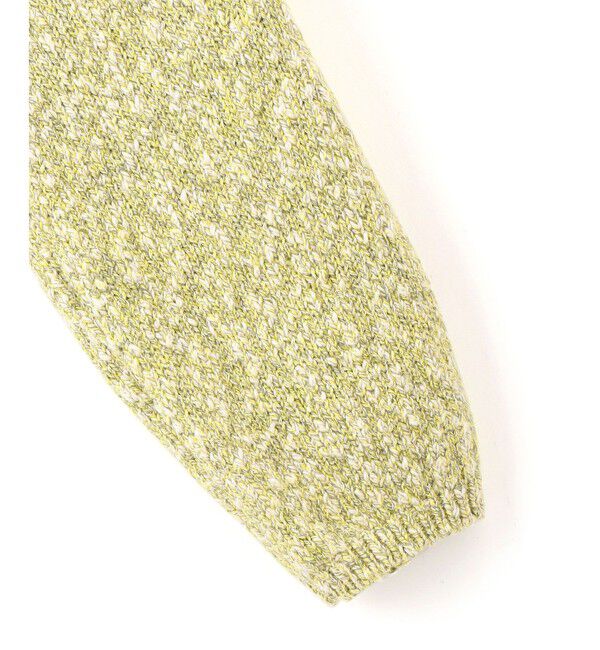 ADAM ET ROPE'「【サステナブル】カラーメランジパフスリーブカーディガン」|カーディガン|