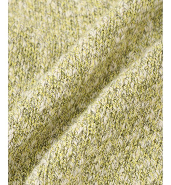 ADAM ET ROPE'「【サステナブル】カラーメランジパフスリーブカーディガン」|カーディガン|