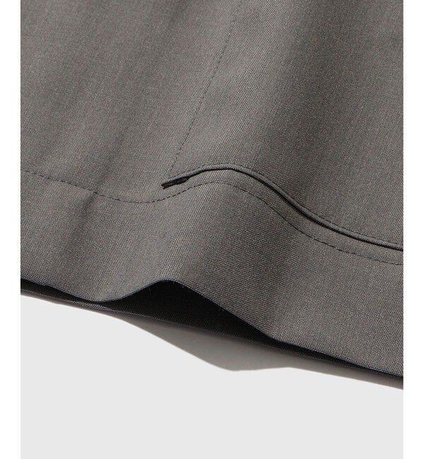 ADAM ET ROPE'「ドライウーステッドノーカラーカーディガン」|カーディガン|