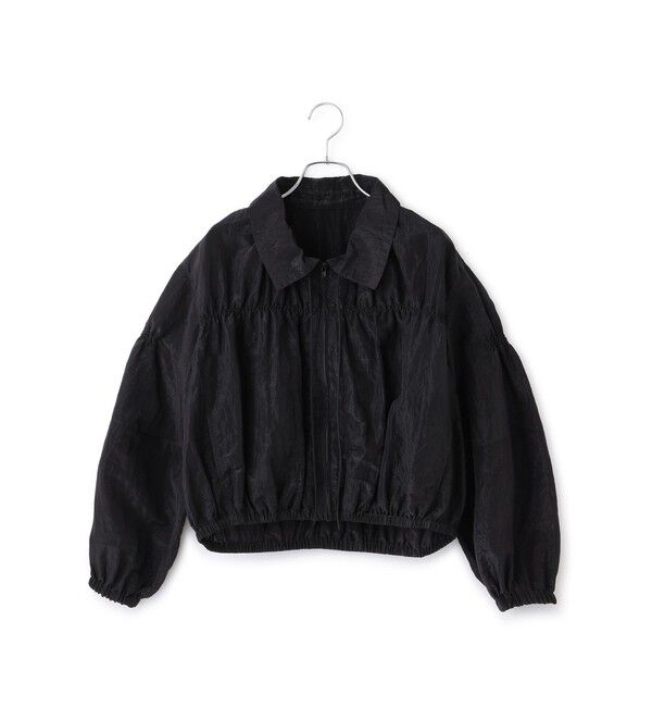 ADAM ET ROPE'「【WEB限定】ドロストネックギャザーブルゾン」|シャツ・ブラウス|