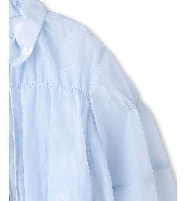 ADAM ET ROPE'「【WEB限定】ドロストネックギャザーブルゾン」|シャツ・ブラウス|
