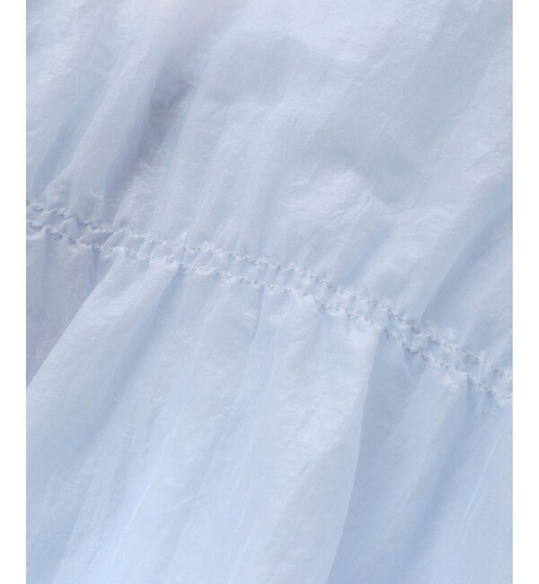 ADAM ET ROPE'「【WEB限定】ドロストネックギャザーブルゾン」|シャツ・ブラウス|