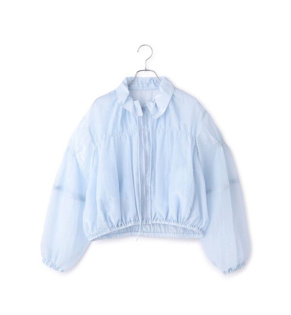 ADAM ET ROPE'「【WEB限定】ドロストネックギャザーブルゾン」|シャツ・ブラウス|
