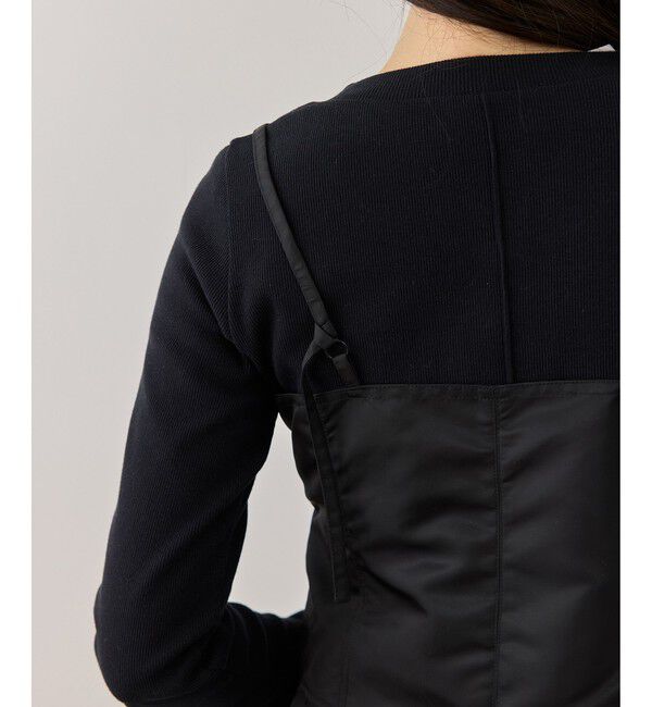 ADAM ET ROPE'「シークインフラワービスチェセットカーディガン」|カーディガン|