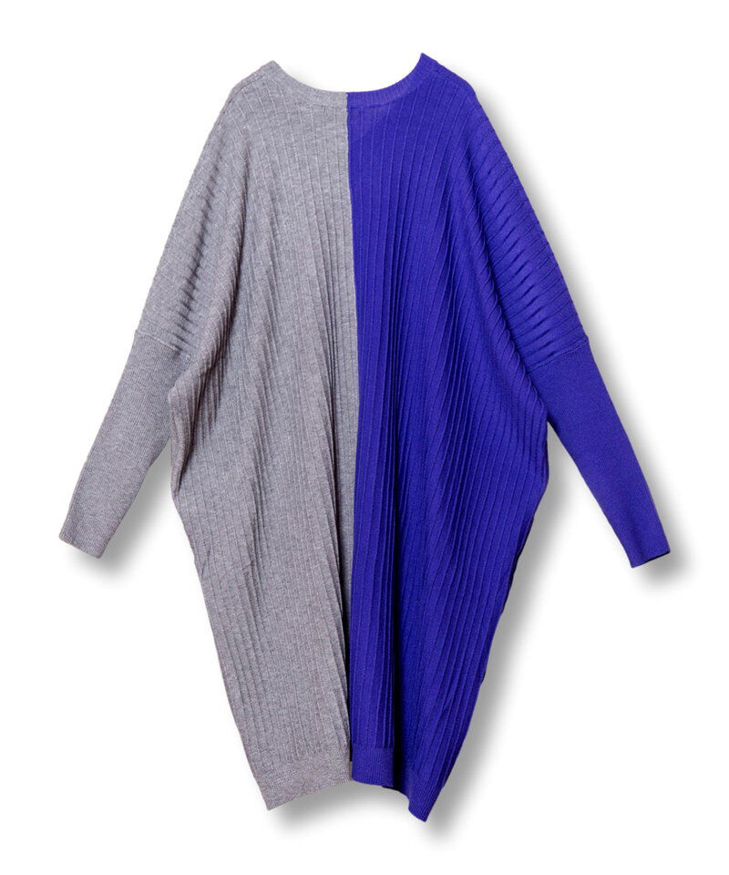  「ラウンドヘムリブニットプルオーバー」|ニット・セーター|