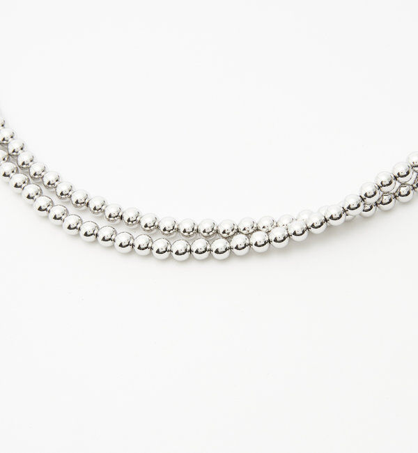 THE PAUSE「【THE PAUSE】メタルボールロングネックレス」|リング|