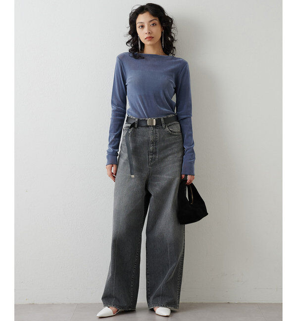  「フロッキーバックシャンカットソー」|Tシャツ・カットソー|