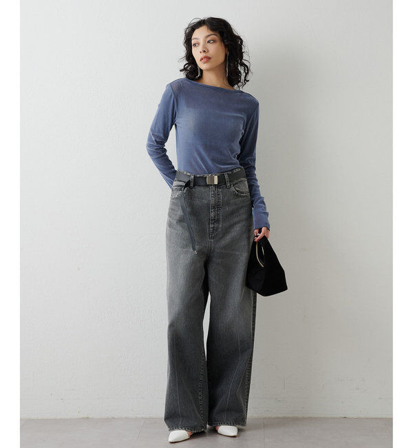  「フロッキーバックシャンカットソー」|Tシャツ・カットソー|