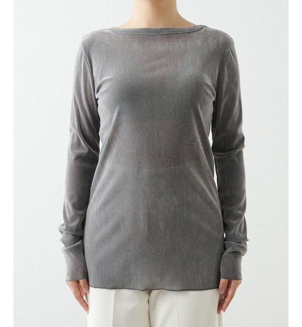  「フロッキーバックシャンカットソー」|Tシャツ・カットソー|