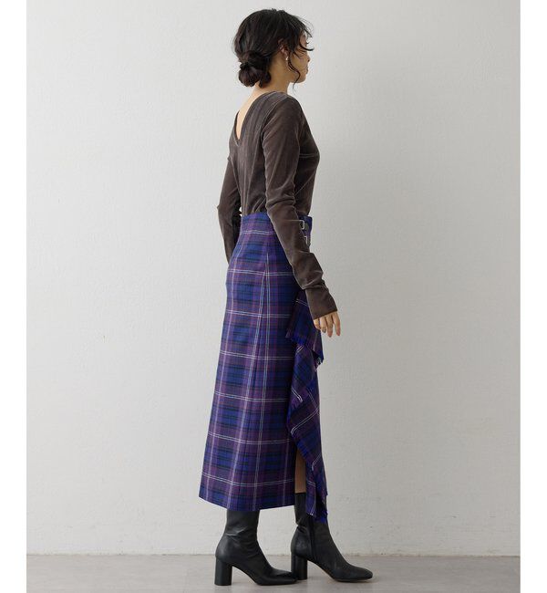  「フロッキーバックシャンカットソー」|Tシャツ・カットソー|