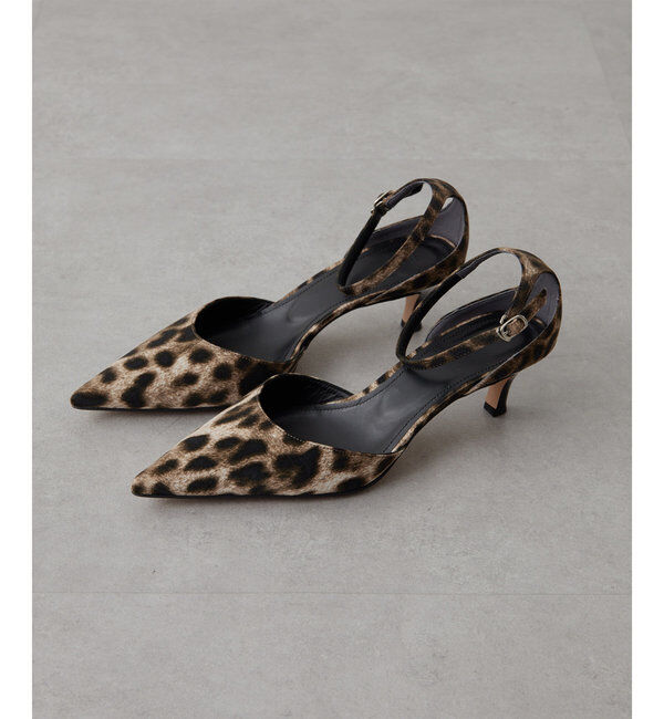 Hoaw.「【Hoaw.】レオパードポインテッドパンプス」|パンプス|