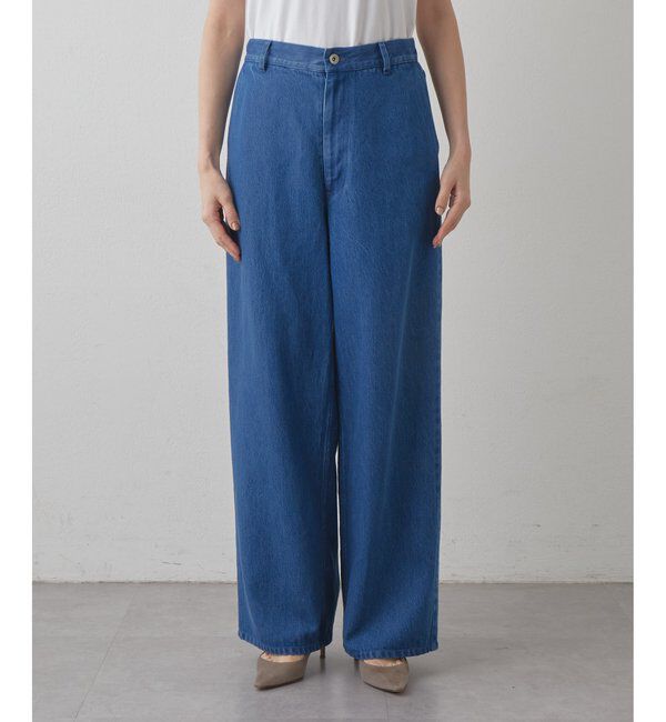 Drawing Numbers「【Drawing Numbers】リヨセルコットンワイドデニム」|デニム|