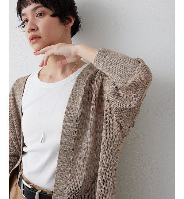  「メッシュニットカーディガン」|ニット・セーター|