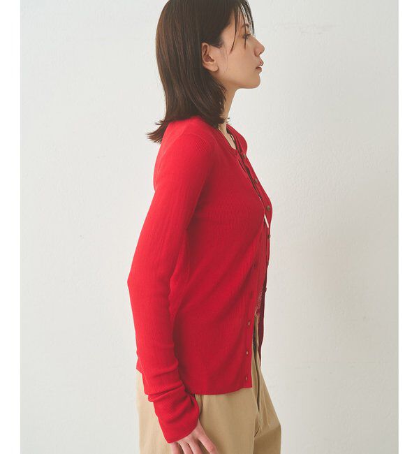  「シアーリブニットカーディガン」|ニット・セーター|