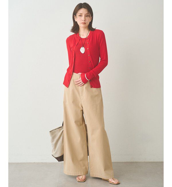  「シアーリブニットカーディガン」|ニット・セーター|