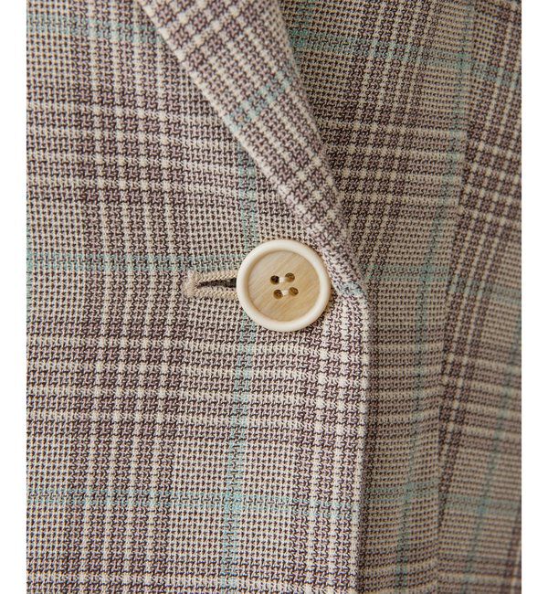  「コットンチェックテーラージャケット」|テーラードジャケット|