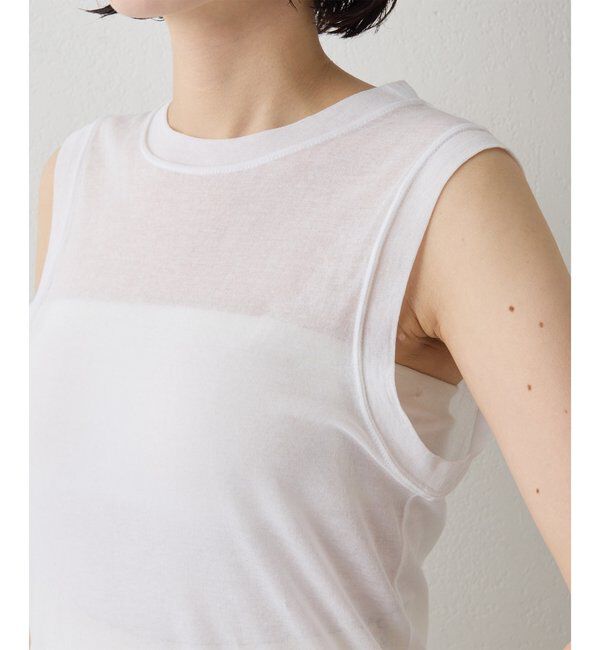  「シアータンクプルオーバー」|Tシャツ・カットソー|