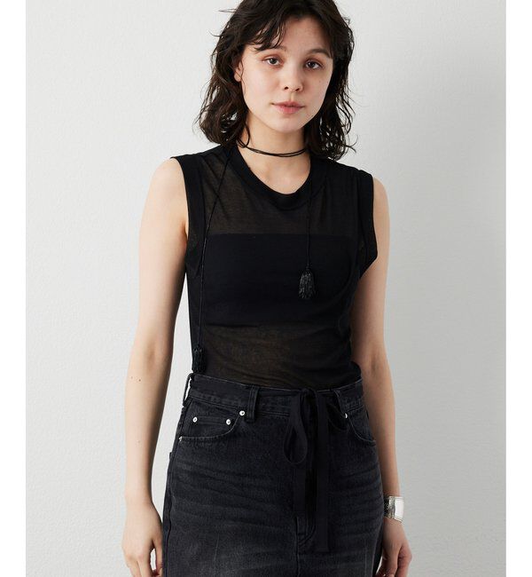  「シアータンクプルオーバー」|Tシャツ・カットソー|