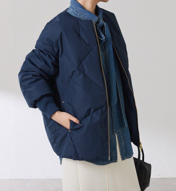  「ノーカラーダウンコート」|その他|