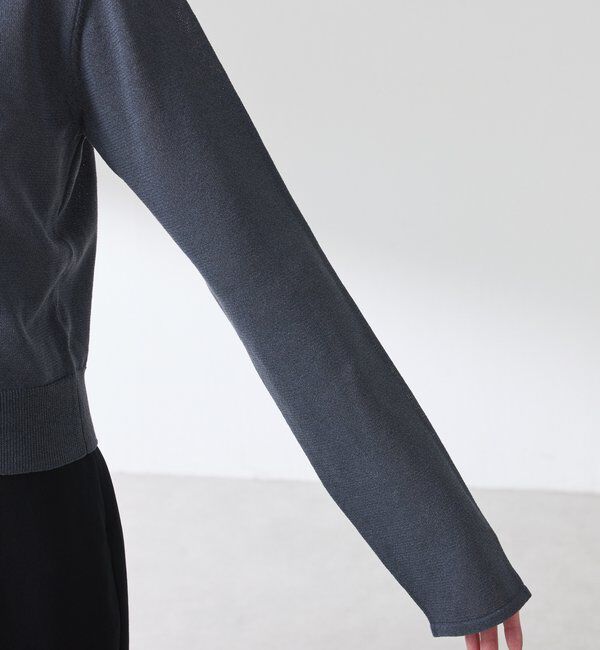  「シアーニットポロ」|ニット・セーター|