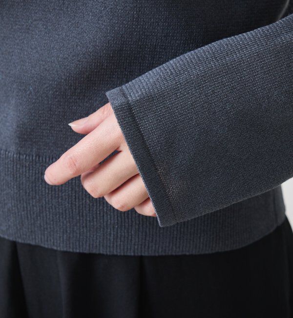  「シアーニットポロ」|ニット・セーター|