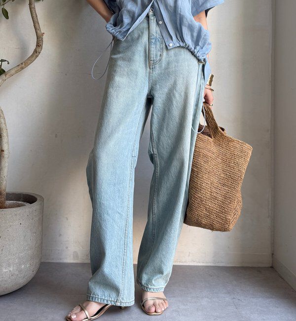  「【ベストセラーアイテム】カーブデニム」|デニム|