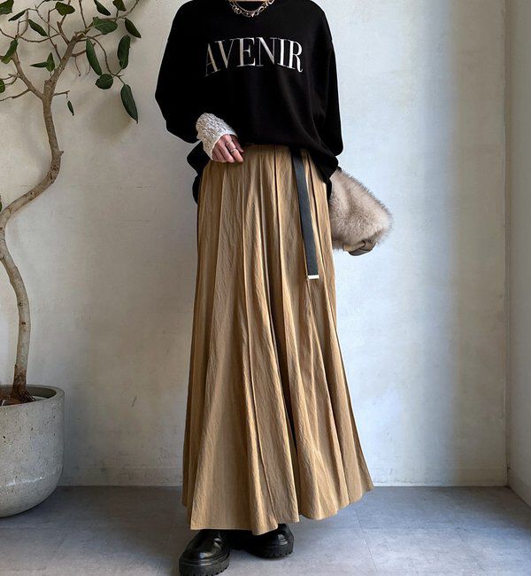  「パネルプリーツスカート」|スカート|