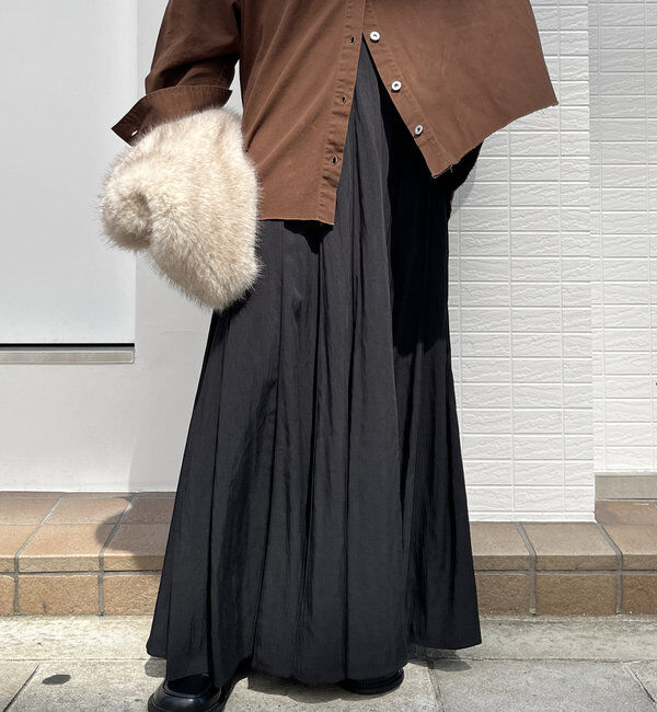  「パネルプリーツスカート」|スカート|