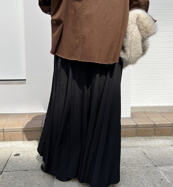  「パネルプリーツスカート」|スカート|