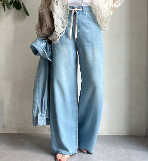  「リヨセルドロストワイドデニム」|デニム|