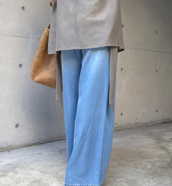  「リヨセルドロストワイドデニム」|デニム|