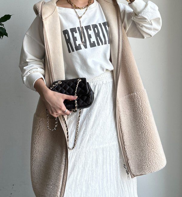  「【WEB限定】ロゴショートプルオーバー」|Tシャツ・カットソー|オフホワイト