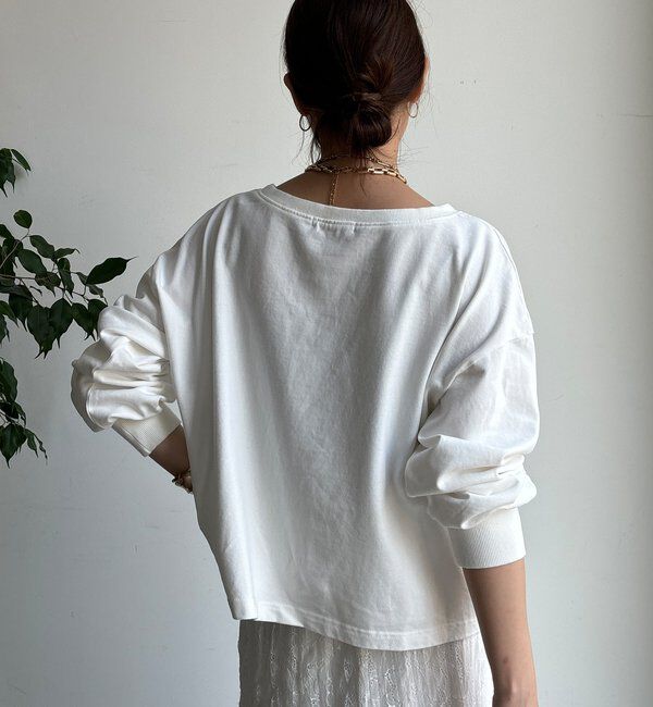  「【WEB限定】ロゴショートプルオーバー」|Tシャツ・カットソー|