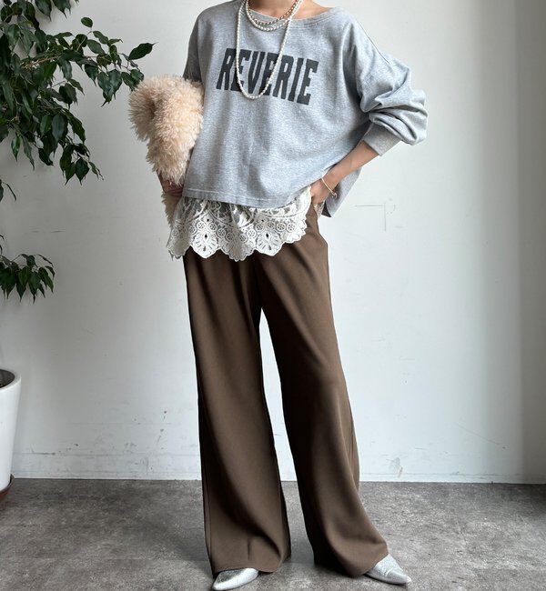  「【WEB限定】ロゴショートプルオーバー」|Tシャツ・カットソー|