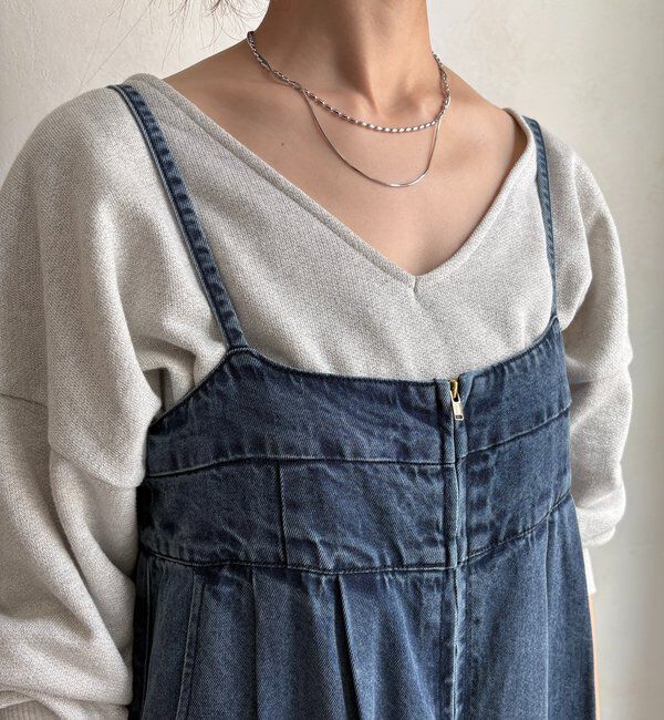  「デニムビスチェサロペット」|ワンピース|