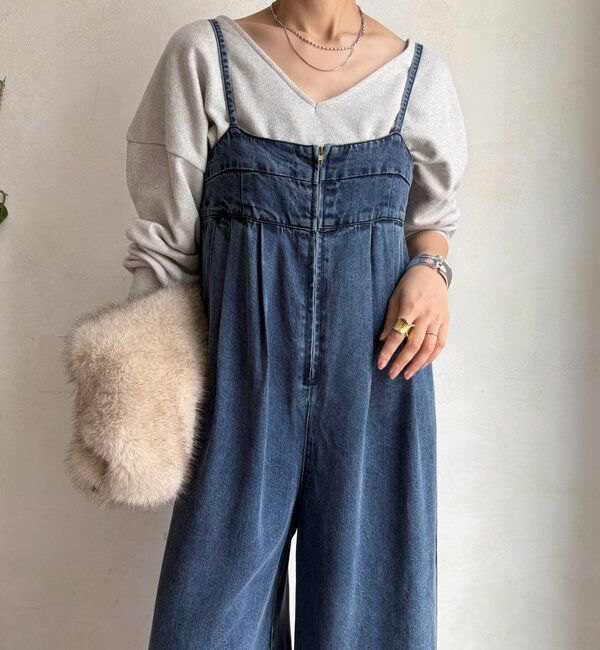  「デニムビスチェサロペット」|ワンピース|