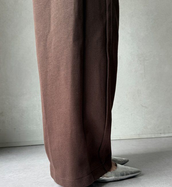  「【WEB限定】サイド切替ワイドパンツ」|チノ|