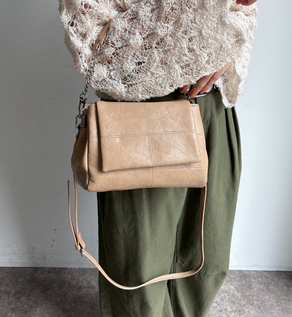  「【WEB限定】2WAYスクエアフラップショルダー」|トートバッグ|