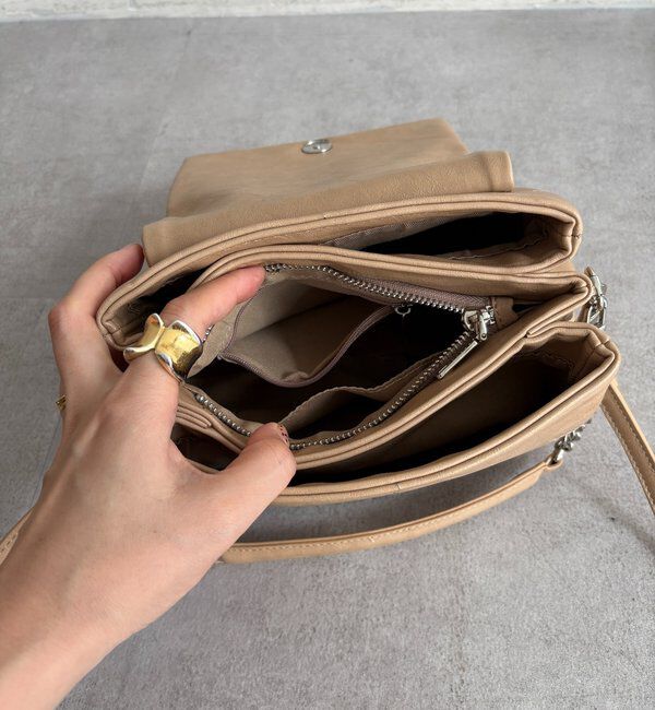  「【WEB限定】2WAYスクエアフラップショルダー」|トートバッグ|