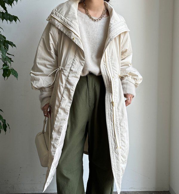  「【WEB限定】ヴィンテージクロスロングコート」|その他|グレージュ