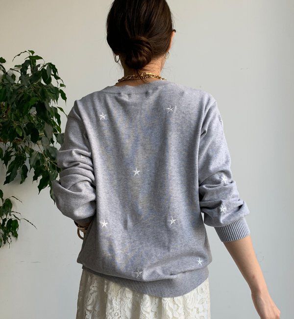  「【WEB限定】STAR刺繍ニット」|ニット・セーター|