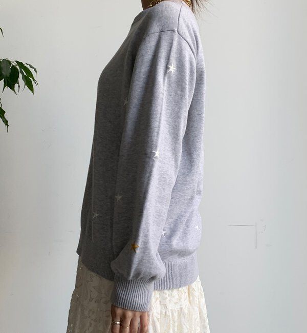  「【WEB限定】STAR刺繍ニット」|ニット・セーター|